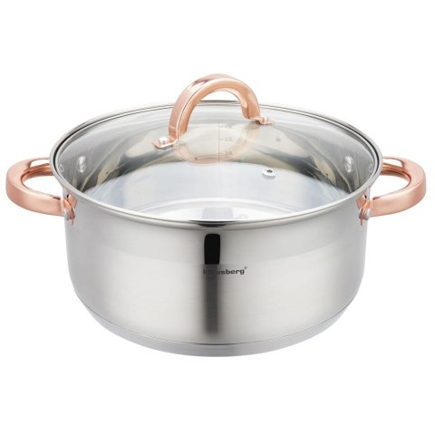 PAROWAR GARNEK ZESTAW DO GOTOWANIA NA PARZE 24CM 3 EL. KLAUSBERG KB-7734