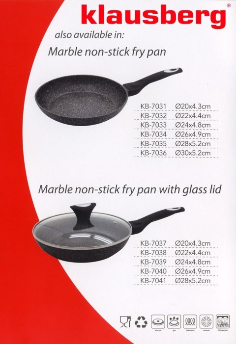 PATELNIA GRANITOWA 20CM KLAUSBERG MARMO GOLD KB-7031