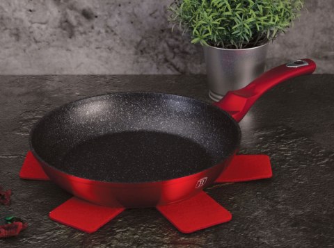 PATELNIA GRANITOWA 24CM BERLINGER HAUS METALLIC BURGUNDY LINE BH-1252-N