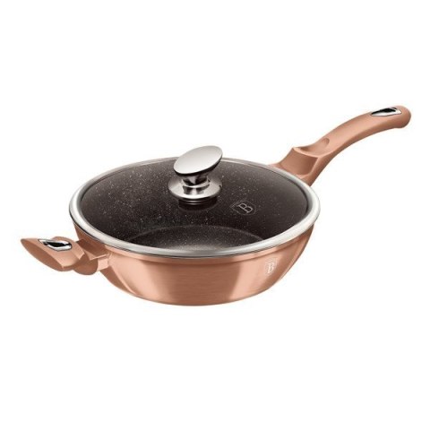 PATELNIA GRANITOWA 28CM BERLINGER HAUS METALLIC LINE ROSEGOLD BH-1518-N