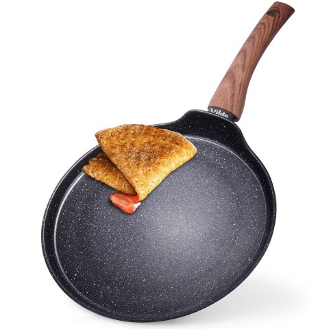 Patelnia do naleśników naleśnikowa granitowa BLACK&WOOD 24 cm VILDE 199055