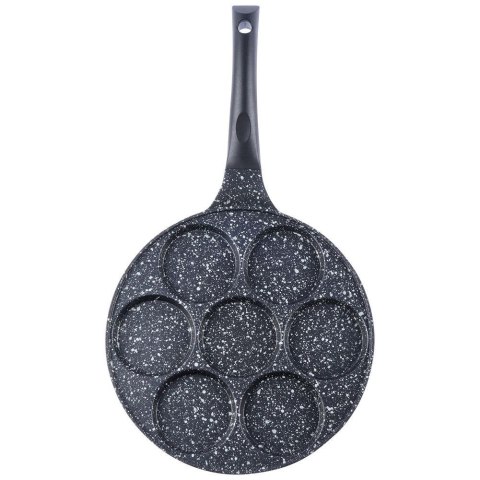 Patelnia granitowa do jajek sadzonych placków pancakes 7 otworów GRANDE 27 cm ORION 112974