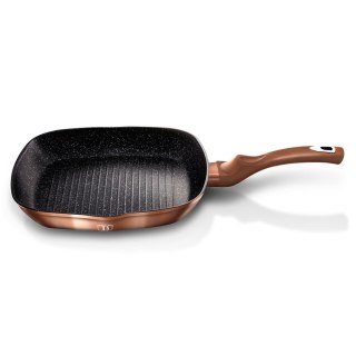 Patelnia Granitowa Grill 28cm BERLINGER HAUS METALLIC LINE ROSE GOLD BH-1610-N