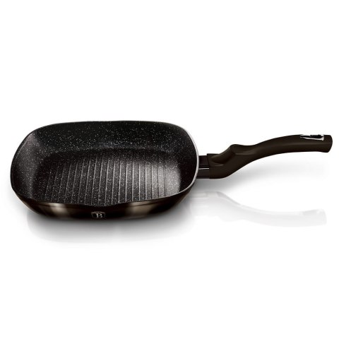 PATELNIA GRANITOWA GRILLOWA 28x28cm BERLINGER HAUS SHINY BLACK BH-6611