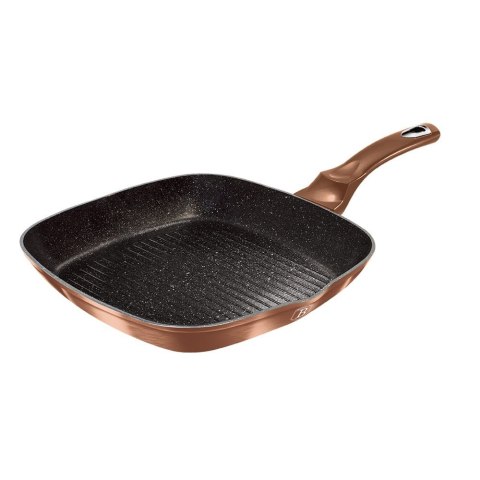 PATELNIA GRILLOWA 28x28cm BERLINGER HAUS ROSE GOLD NOIR BH-1889