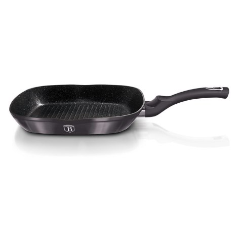 PATELNIA GRILLOWA Z POWŁ. GRANITOWĄ 28x28cm BERLINGER HAUS Carbon Pro BH-6901