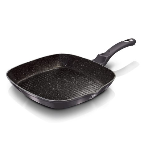 PATELNIA GRILLOWA Z POWŁ. GRANITOWĄ 28x28cm BERLINGER HAUS Carbon Pro BH-6901