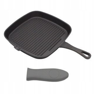 PATELNIA GRILLOWA ŻELIWNA 24X24CM BRUNBESTE BB-2668