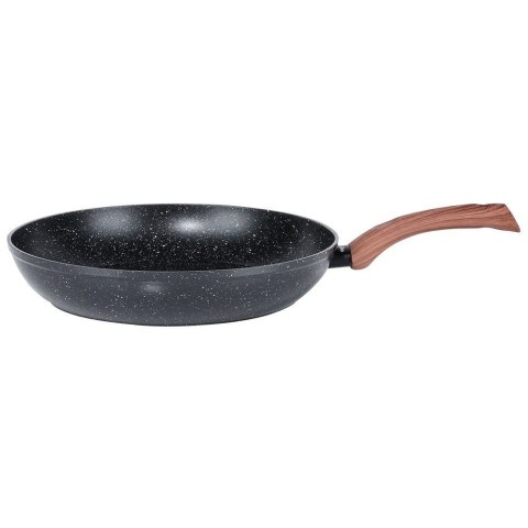 Patelnia granitowa nieprzywierająca indukcja NON-STICK BLACK&WOOD duża 32 cm VILDE 199064