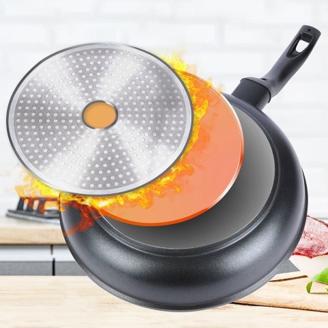 Patelnia granitowa nieprzywierająca indukcja NON-STICK GRANDE 26 cm ORION 112951