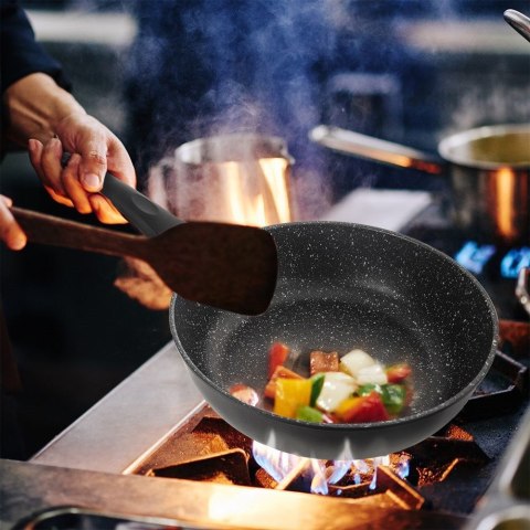 Patelnia granitowa nieprzywierająca indukcja NON-STICK głęboka wysoka GRANDE 24 cm ORION 113206