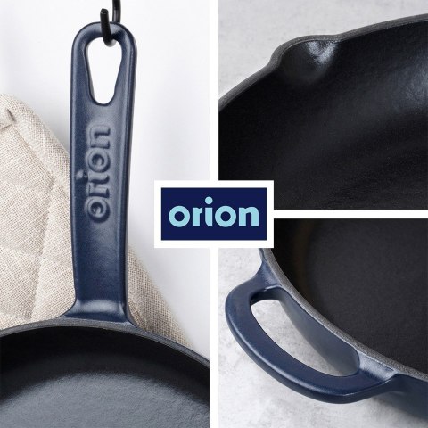 Patelnia żeliwna emaliowana indukcja na indukcję ciężka LITINA 28 cm ORION 113219