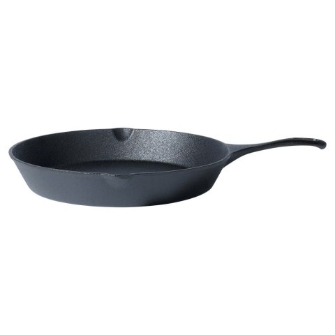 Patelnia żeliwna z silikonową nakładką na indukcję ciężka CAST LINE duża 30cm VILDE 199037