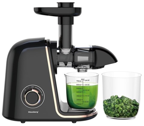 SOKOWIRÓWKA WOLNOOBROTOWA 150W DO OWOCÓW I WARZYW COLD PRESS KLAUSBERG KB-7867