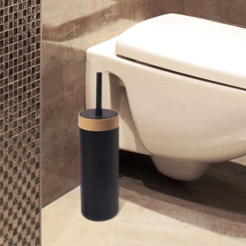 Szczotka do czyszczenia toalety WC ubikacji z pojemnikiem czarna ORION 540659