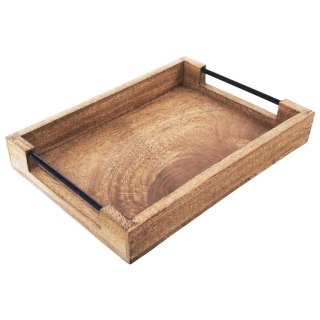 Taca drewniana do serwowania przekąsek MANGO 35.5x25.5x5.5cm ORION 153880