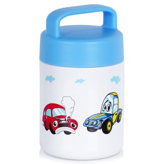 Termos obiadowy stalowy na obiad dla dzieci AUTO 450 ml ORION 125886
