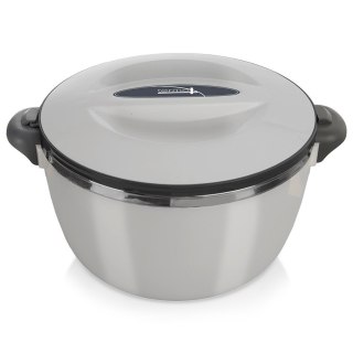 Termos obiadowy stalowy termomisa na zupę lody duży szary TERMO 3,5L ORION 128524