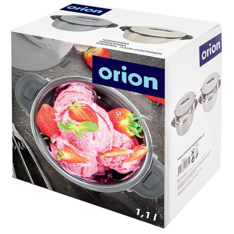 Termos obiadowy stalowy termomisa na zupę lody kremowy TERMO 900 ml ORION 128519