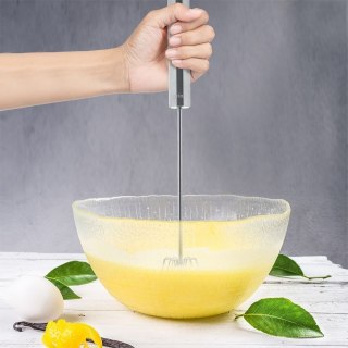 Trzepaczka do ubijania jajek piany mleka ubijak mieszadło długa 36cm ORION 141027