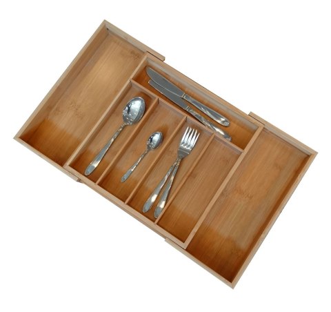 WKŁAD / ORGANIZER DO SZUFLADY NA SZTUĆCE ROZSUWANY 55/35x37cm BRUNBESTE BB-1576