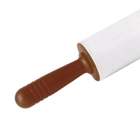 Wałek do ciasta silikonowy obrotowy DUŻY 47cm brązowy SILLINIE ORION 141249