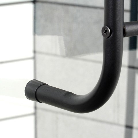 Wieszak na ręczniki łazienkowe uchwyt do wieszania metalowy czarny BATHROOM SOLUTIONS 530844