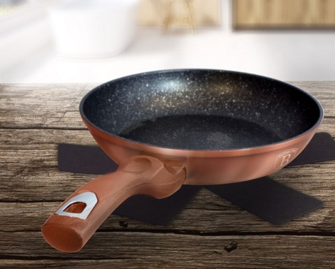 ZESTAW 3 PATELNI GRANITOWYCH 20/24/28CM BERLINGER HAUS METALLIC LINE ROSE GOLD BH-1279-NF