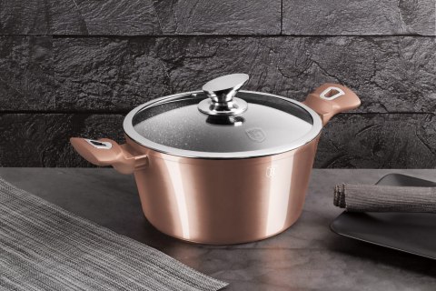ZESTAW GARNKÓW 13 EL. BERLINGER HAUS METALLIC LINE ROSE GOLD BH-7058