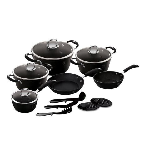 ZESTAW GARNKÓW 15 EL. BERLINGER HAUS BLACK PROFESSIONAL LINE BH-6129