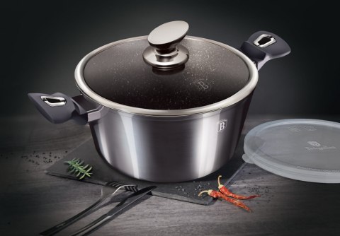 Zestaw Garnków Z Powłoką Granitową 10 el. BERLINGER HAUS Carbon Pro BH-6919