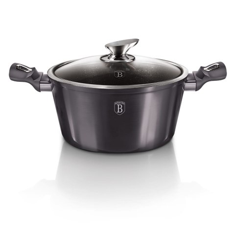 ZESTAW GARNKÓW Z POWŁ. GRANITOWĄ + NOŻE 17 EL. BERLINGER HAUS Carbon Pro BH-6920