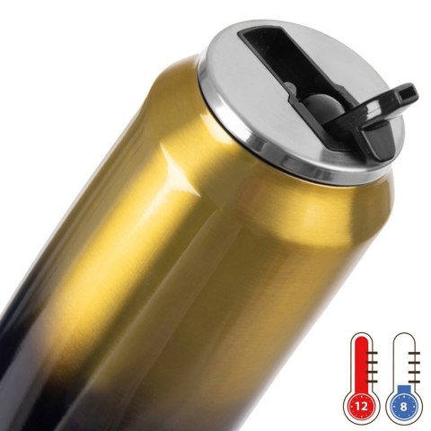 Kubek termiczny PUSZKA ze słomką ustnikiem na kawę GRADIENT 700 ml ORION 128532