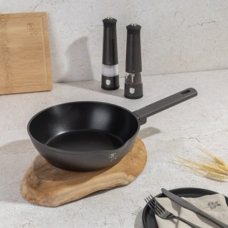 PATELNIA GŁĘBOKA Z POWŁOKĄ TYTANOWĄ 24CM BERLINGER HAUS ANTRACIT BH-8120
